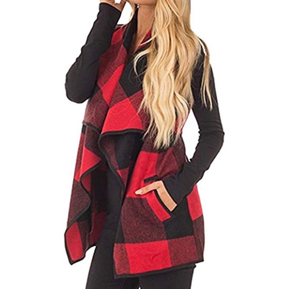 Plaid vest